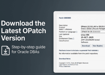 How To Download And Install The Latest OPatch