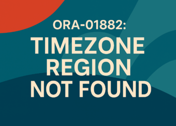 ORA-01882: Timezone Region Not Found