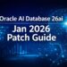 Oracle AI Database 26ai January 2026 Patch 23.26.1.0.0