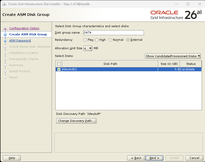 Oracle Grid Infrastructure 26ai