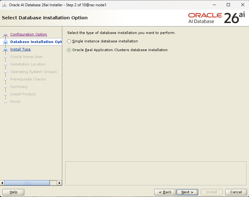 Oracle 26ai RAC