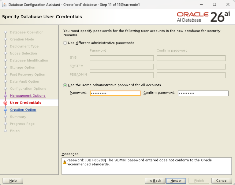 Dbca Oracle Error Oracle 26ai RAC Database Installation & DBCA Creation Step-by-Step