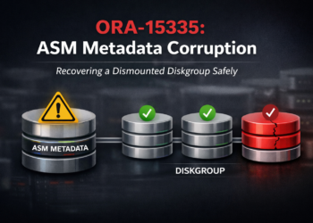ora-15335