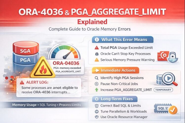 ORA-4036 Explained: PGA_AGGREGATE_LIMIT & Oracle PGA Memory Issues