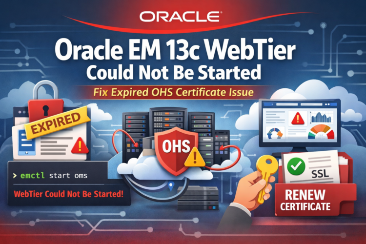 WebTier Could Not Be Started