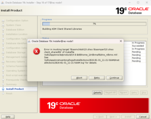 How to Fix libasmclntsh19.ohso Error During Oracle 19c Installation on ...