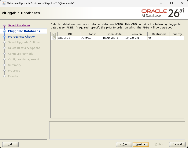 Oracle 19c to 26ai Upgrade Using DBUA – Step-by-Step Guide