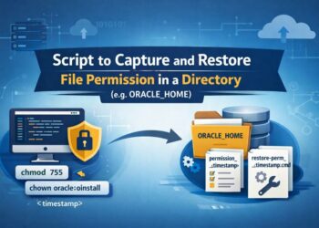 How to Capture and Restore File Permissions in Unix (ORACLE_HOME Safe Method)
