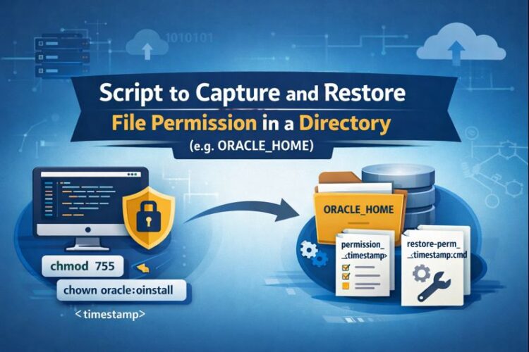 How to Capture and Restore File Permissions in Unix (ORACLE_HOME Safe Method)