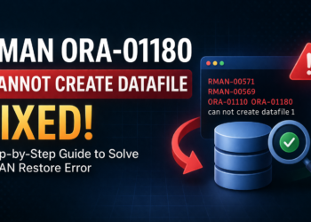 RMAN Restore Error ORA-01180: Cannot Create Datafile – Complete Fix Guide