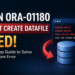 RMAN Restore Error ORA-01180: Cannot Create Datafile – Complete Fix Guide
