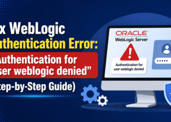 Fixing WebLogic Server Startup Failure: Authentication for User WebLogic Denied