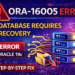 ORA-16005