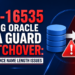ORA-16535 During Data Guard Switchover: Oracle Clusterware Prevented Completion of Broker Operation