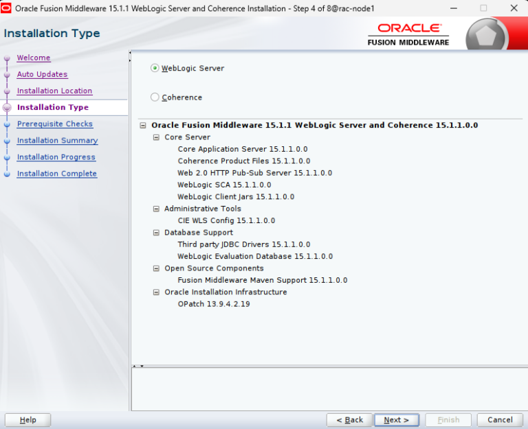 Oracle WebLogic Server 15c Installation Guide on Linux