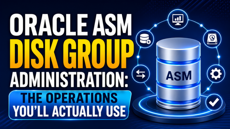 Oracle ASM Disk Group Administration: The Operations You’ll Actually Use