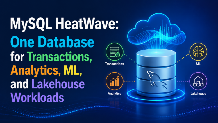 MySQL HeatWave: One Database for Transactions, Analytics, ML, and Lakehouse Workloads