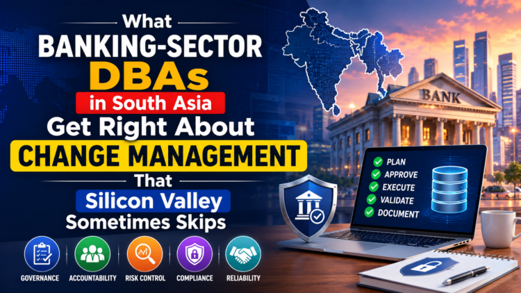 What Banking-Sector DBAs in South Asia Get Right About Change Management That Silicon Valley Sometimes Skips