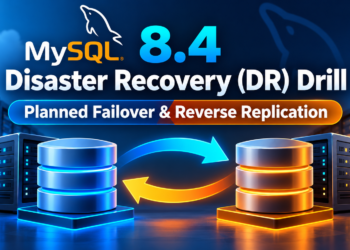 MySQL 8.4 Disaster Recovery (DR) Drill: Planned Failover and Reverse Replication
