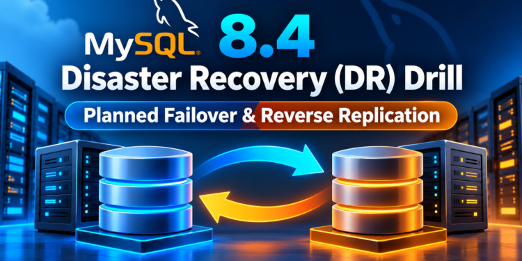 MySQL 8.4 Disaster Recovery (DR) Drill: Planned Failover and Reverse Replication