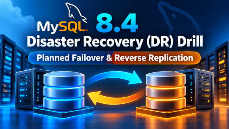 MySQL 8.4 Disaster Recovery (DR) Drill: Planned Failover and Reverse Replication
