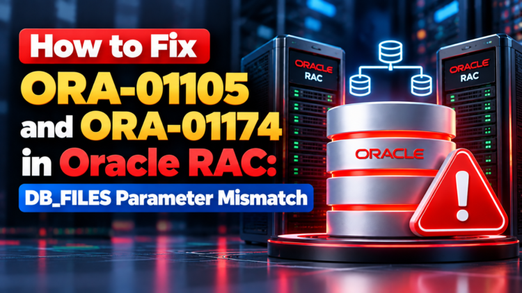 How to Fix ORA-01105 and ORA-01174 in Oracle RAC: DB_FILES Parameter Mismatch