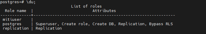 postgresql